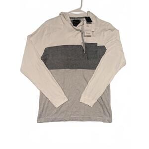 Denim And Flower Ricky Singh Hoodie Long Sleeve Pullover Striped Mens Small